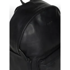Mochila Casual de Cuero Negro