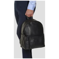 Mochila Casual de Cuero Negro