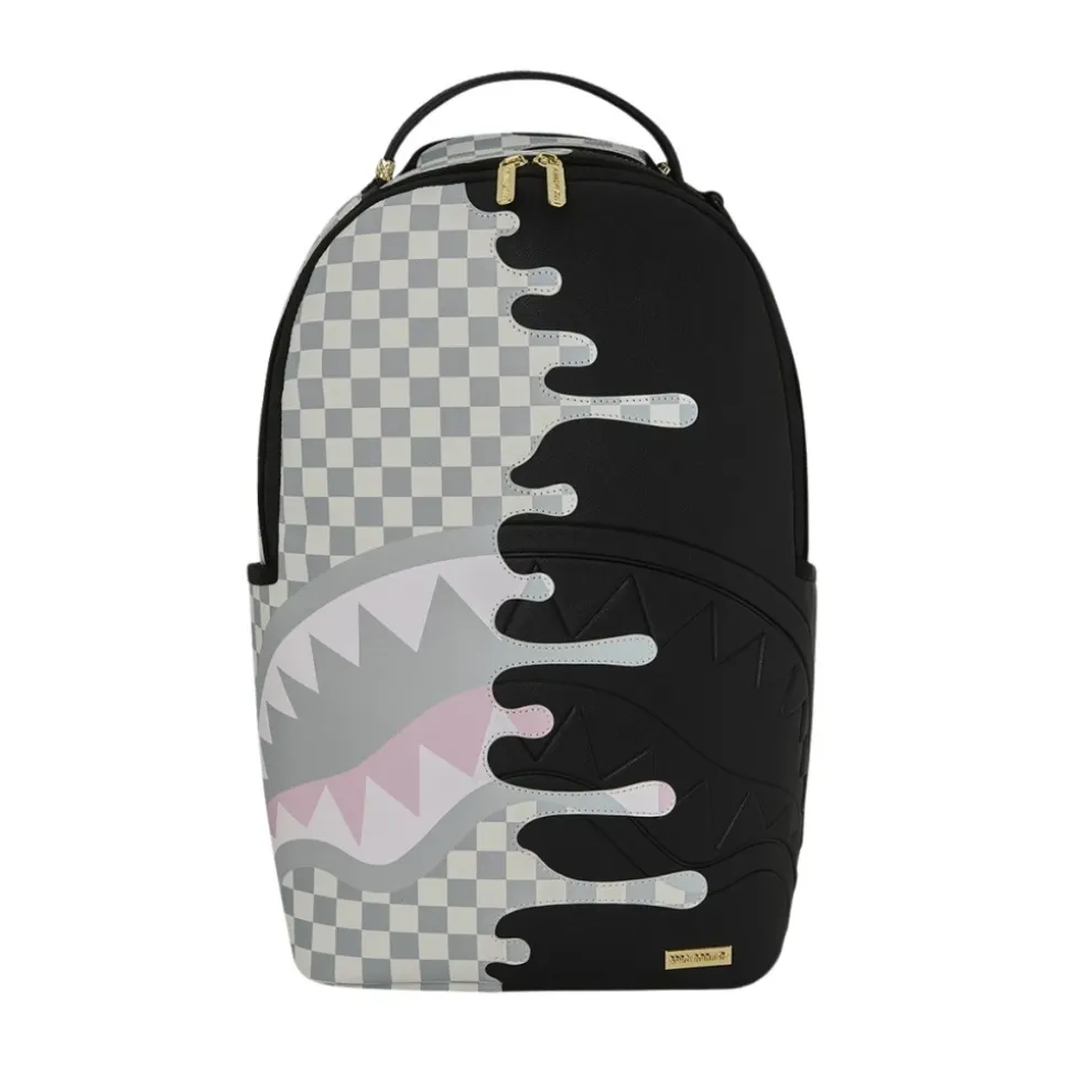 Mochila Cream Check Side Drip