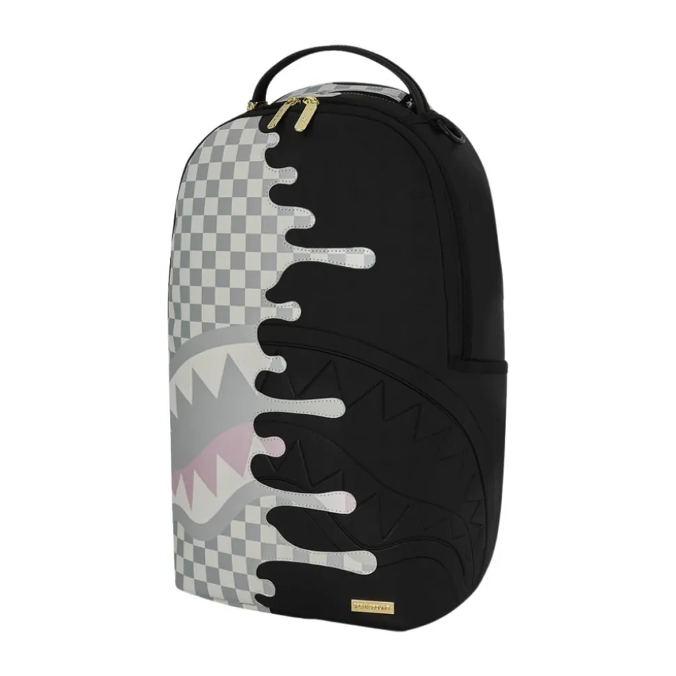 Mochila Cream Check Side Drip
