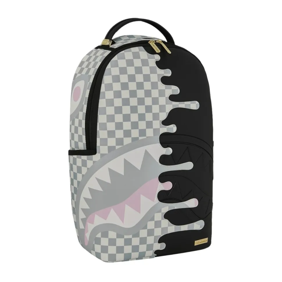 Mochila Cream Check Side Drip