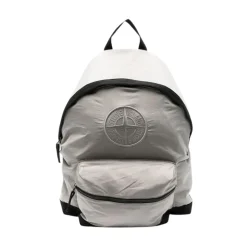 Mochila de nailon con logo bordado