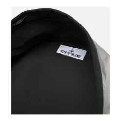 Mochila de nailon con logo bordado