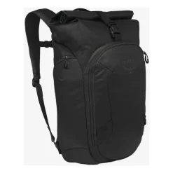 Mochila de Nylon con Tapa Enrollable y Compartimento para Portátil
