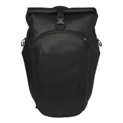 Mochila de Nylon con Tapa Enrollable y Compartimento para Portátil