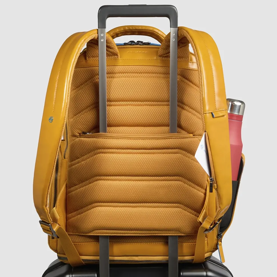 Mochila para portátil e iPad® con protecciones antichoque y anti RFID, cable antirrobo