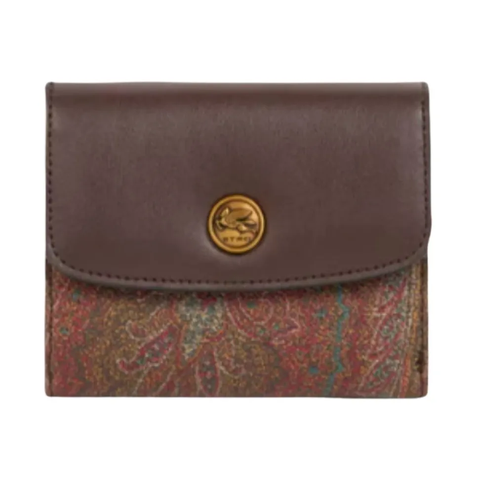 Monedero Tarjetero Jacquard Paisley