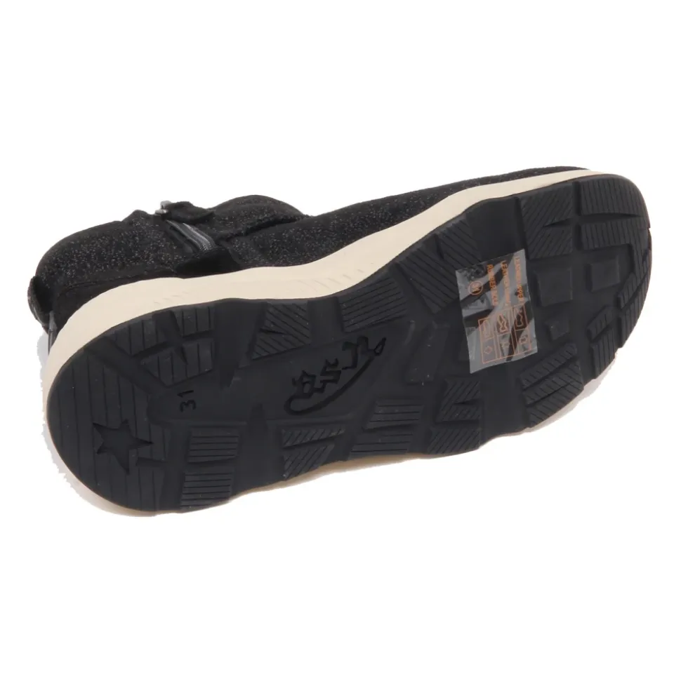Moon Glitter Shearling Zapato Efecto Brillante