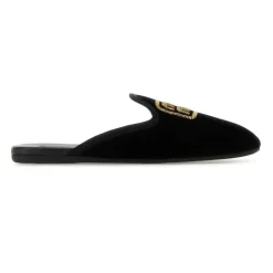 Mules Slip-On con Logo Bordado