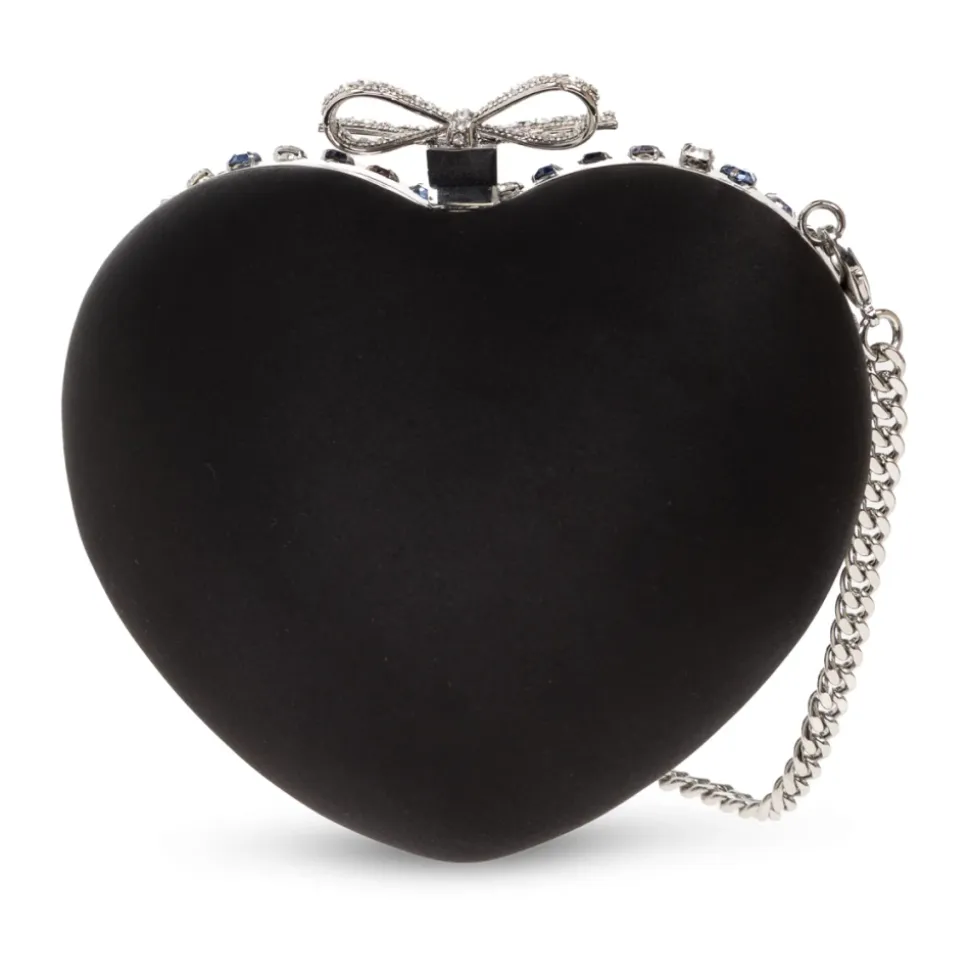 Multi Crystal Heart Clutch