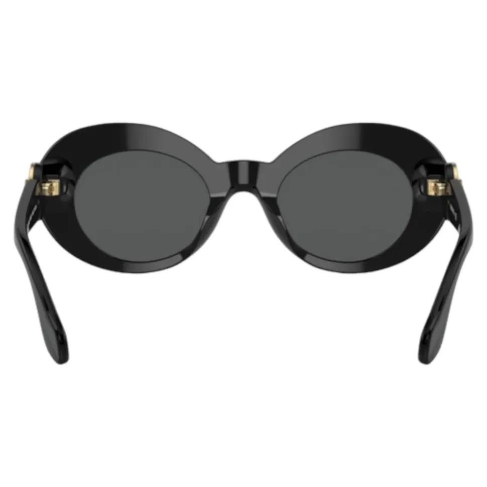 Niña Gafas Sol Ovaladas Negro Brillante
