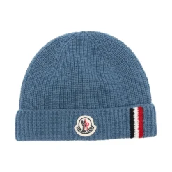 Niños Gorro Lana Azul Logo