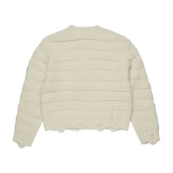Niños Suéter con Logo Beige