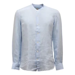 O3872 Camicia Coreana Slim Linen Shirt