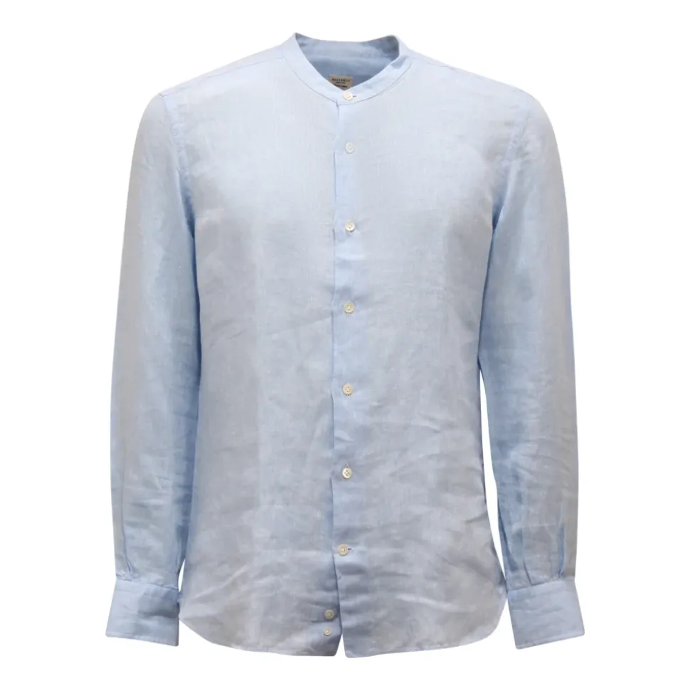 O3872 Camicia Coreana Slim Linen Shirt