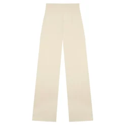 Organica, pantalon de talle alto marfil-