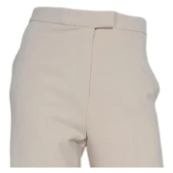 Pantalón Palazzo Crepe Stretch Marfil