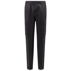 PANTALON CARGO NEGRO LOGO PARCHE