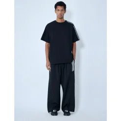 Pantalones Anchos con Cordón