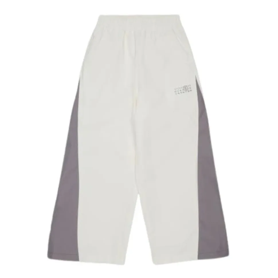 Pantalones Anchos con Logo