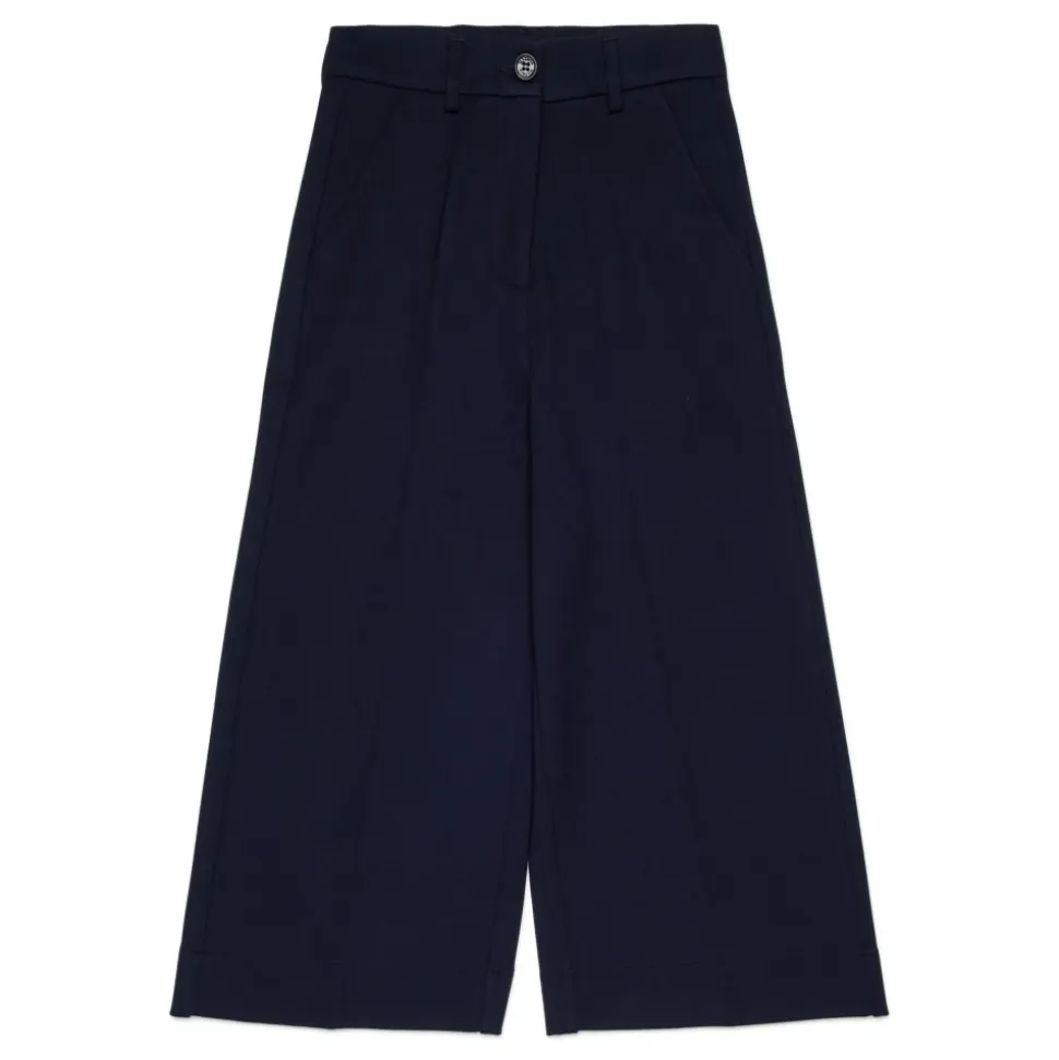 Pantalones Anchos Cropped