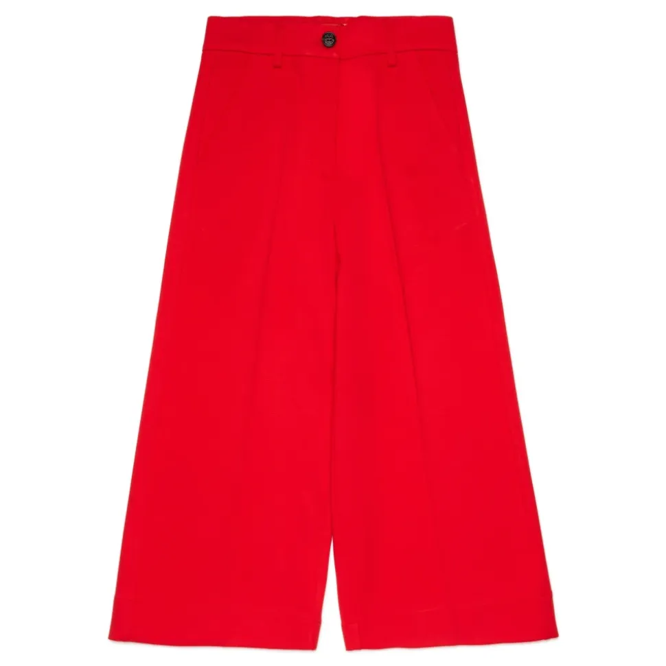 Pantalones Anchos Cropped