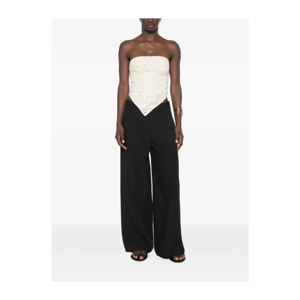 Pantalones Anchos de Pinzas