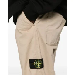 Pantalones Beige Bolsillos