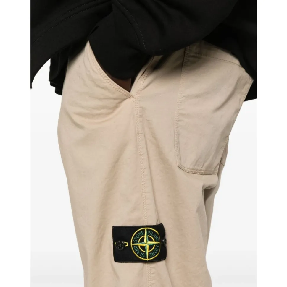 Pantalones Beige Bolsillos