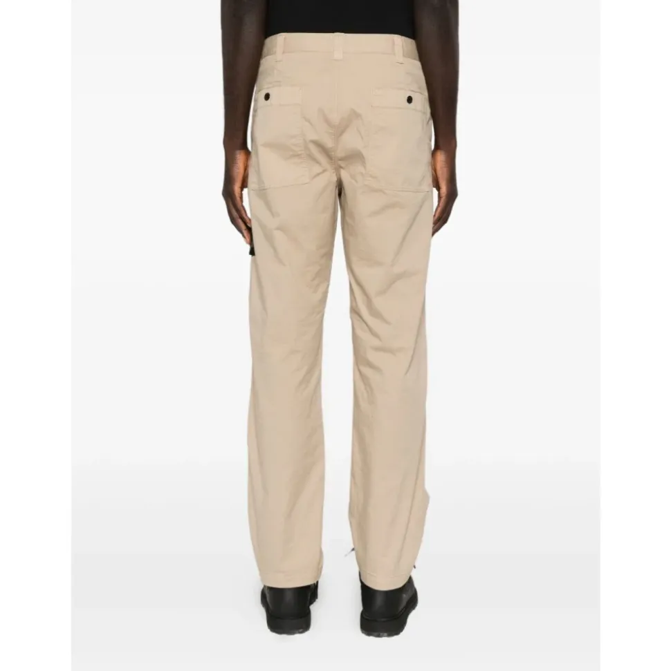 Pantalones Beige Bolsillos