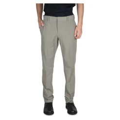 Pantalones beige de tela técnica para hombre