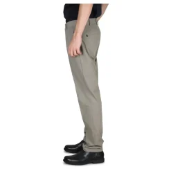 Pantalones beige de tela técnica para hombre