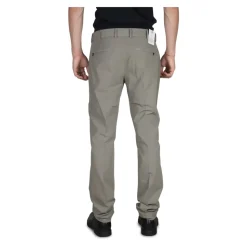 Pantalones beige de tela técnica para hombre