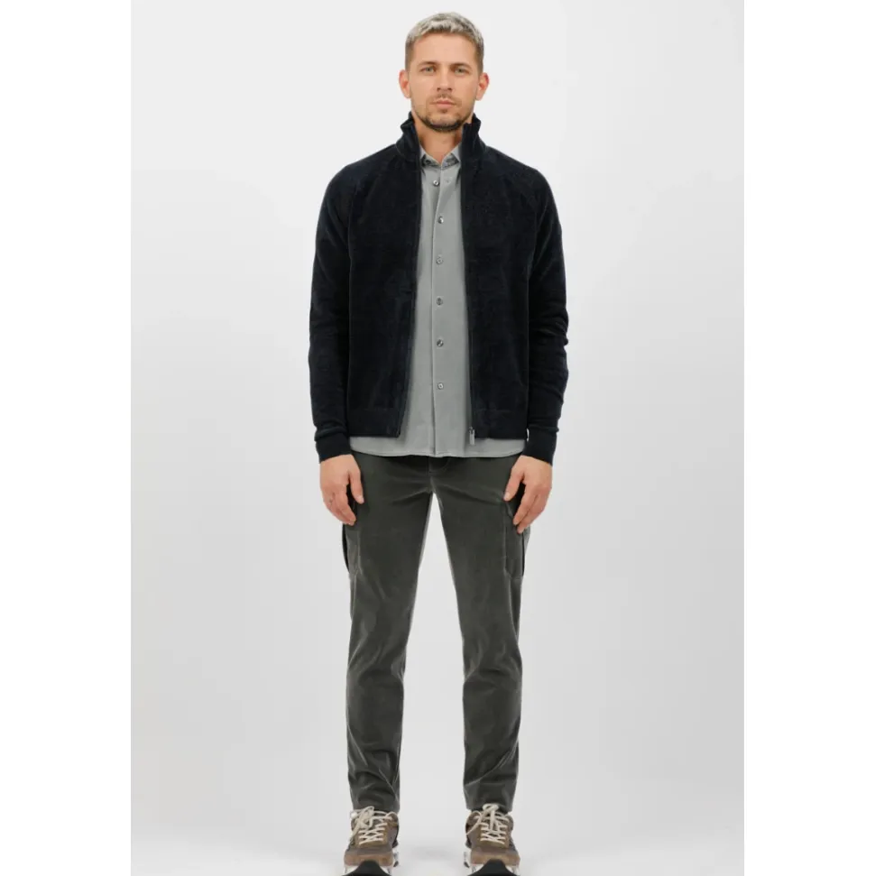 Pantalones cargo de terciopelo para hombre