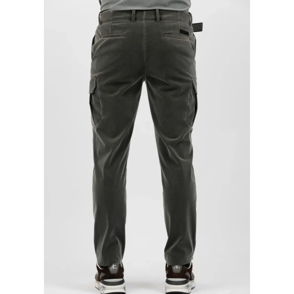 Pantalones cargo de terciopelo para hombre