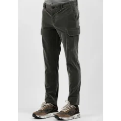 Pantalones cargo de terciopelo para hombre