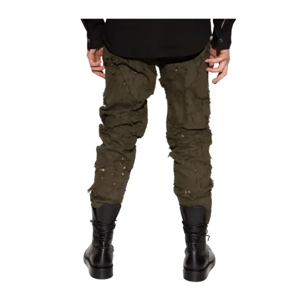 Pantalones Casuales de Algodón