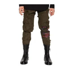 Pantalones Casuales de Algodón