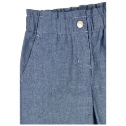 Pantalones Chambray de Algodón