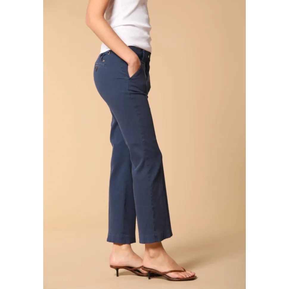 Pantalones Chinos Trompeta Azul Slim Fit