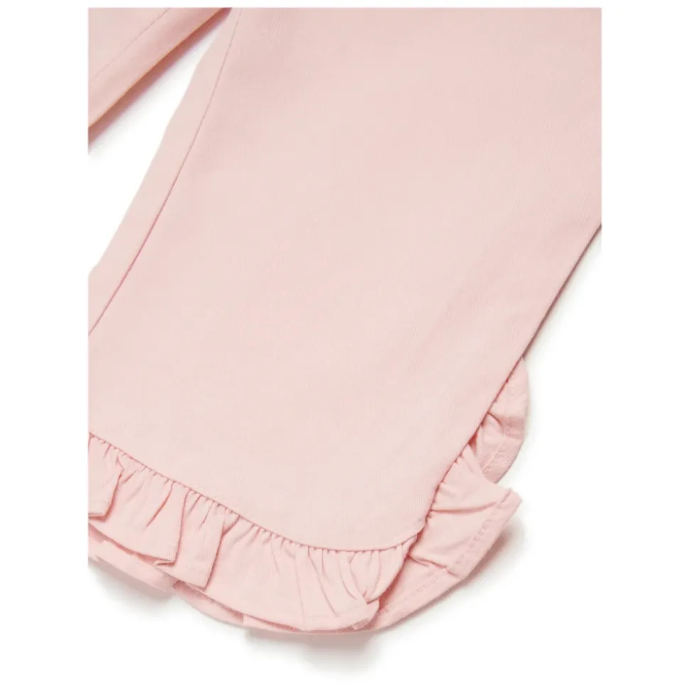 Pantalones con Volantes en el Bajo