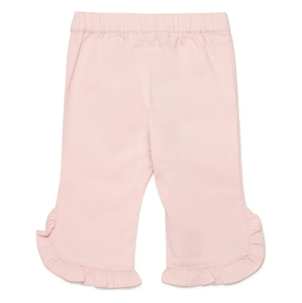 Pantalones con Volantes en el Bajo