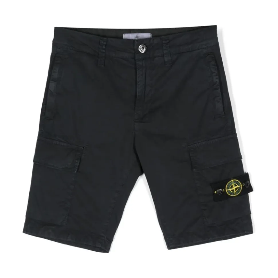 Pantalones Cortos Cargo con Parche de Brújula