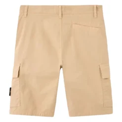 Pantalones Cortos Cargo Elásticos de Algodón