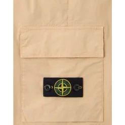 Pantalones Cortos Cargo Elásticos de Algodón