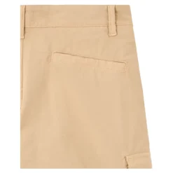Pantalones Cortos Cargo Elásticos de Algodón