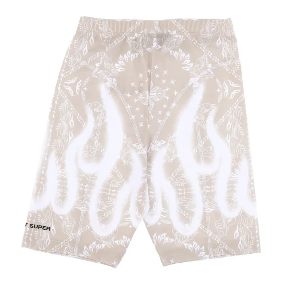 Pantalones Cortos Ciclismo Leggings Estampado Bandana