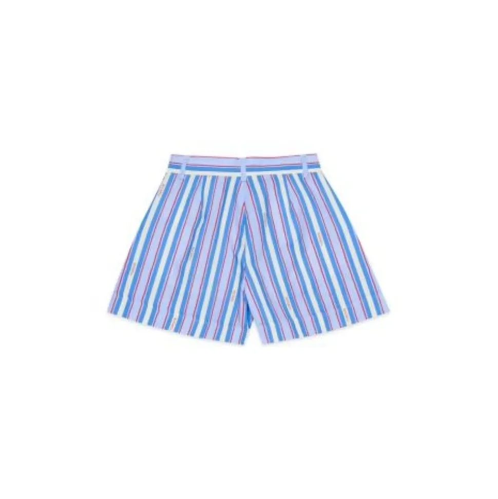 Pantalones Cortos con Logotipo a Rayas