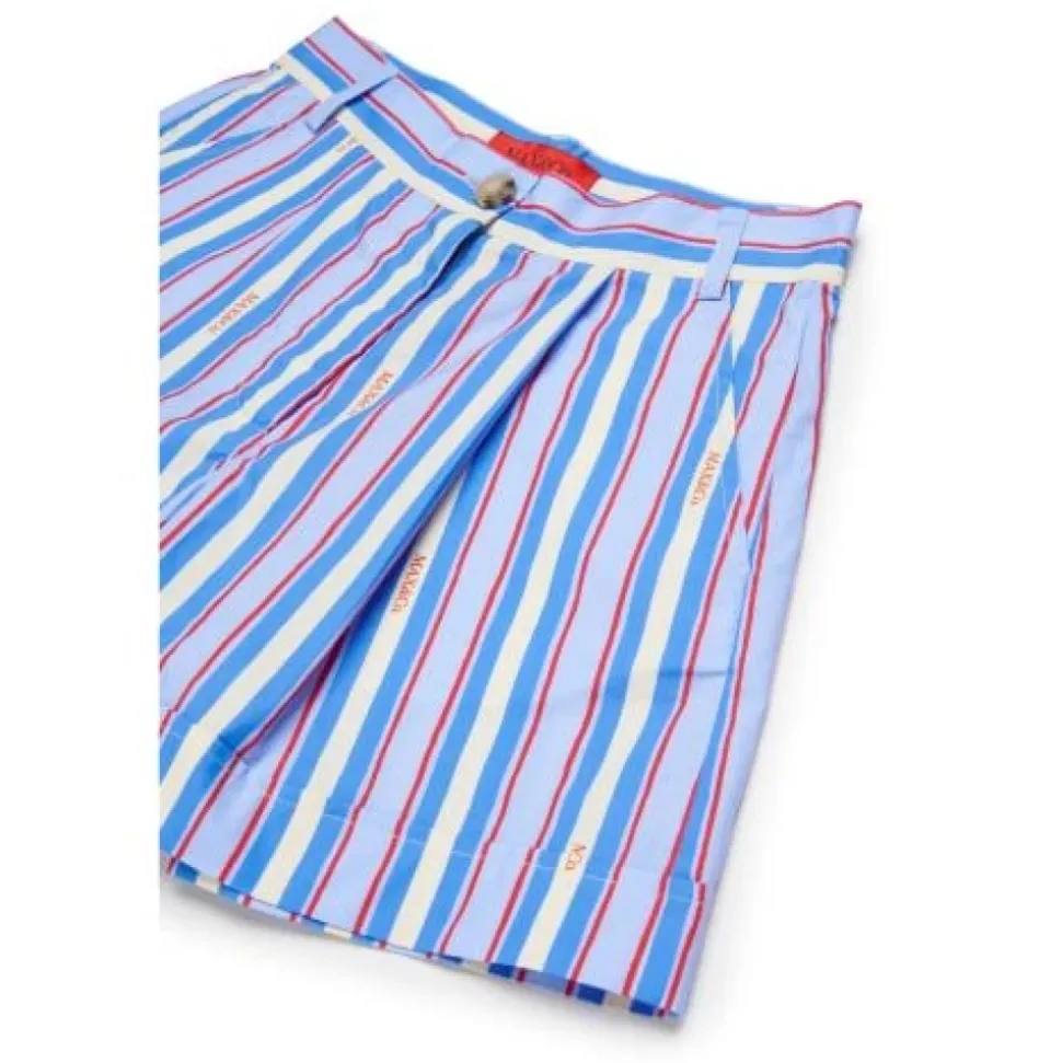 Pantalones Cortos con Logotipo a Rayas