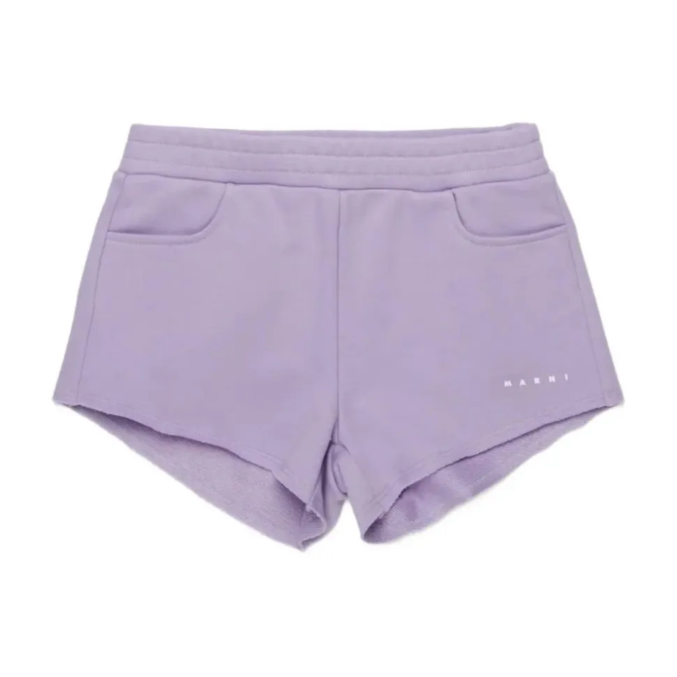 Pantalones Cortos de Algodón con Bolsillo Lateral
